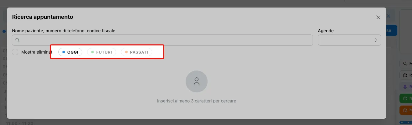 Ricerca appuntamento